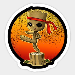 Karate Groot Sticker